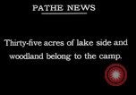 Standbild John Calvin Coolidge Paul Smiths New York USA, 1926, aus Sekunde 40 historischem Filmmaterial Videoclip 65675068978