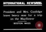 Standbild Präsident Calvin Coolidge in Boston Boston Massachusetts USA, 1926, aus Sekunde 11 historischem Filmmaterial Videoclip 65675068979