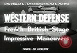 Image of French-British Naval maneuvers Mediterranean Sea, 1950, second 3 stock footage video 65675068986