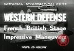 Image of French-British Naval maneuvers Mediterranean Sea, 1950, second 4 stock footage video 65675068986