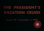 Image of Harry Truman Atlantic Ocean, 1946, second 10 stock footage video 65675068987