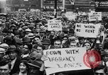 Image of Demonstrators in Manhattan during the Depression New York City United States USA, 1930, second 22 stock footage video 65675069017