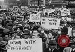 Image of Demonstrators in Manhattan during the Depression New York City United States USA, 1930, second 24 stock footage video 65675069017