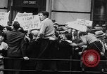 Image of Demonstrators in Manhattan during the Depression New York City United States USA, 1930, second 47 stock footage video 65675069017
