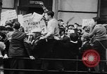 Image of Demonstrators in Manhattan during the Depression New York City United States USA, 1930, second 49 stock footage video 65675069017