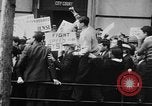 Image of Demonstrators in Manhattan during the Depression New York City United States USA, 1930, second 50 stock footage video 65675069017