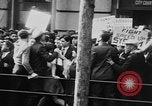 Image of Demonstrators in Manhattan during the Depression New York City United States USA, 1930, second 53 stock footage video 65675069017