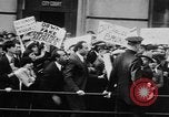 Image of Demonstrators in Manhattan during the Depression New York City United States USA, 1930, second 60 stock footage video 65675069017