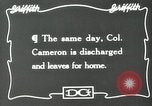 Image of Colonel Ben Cameron United States USA, 1916, second 3 stock footage video 65675069038