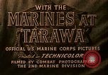 Image of US 2nd Marine Division on troop transports Tarawa Gilbert Islands, 1943, second 3 stock footage video 65675069058