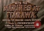 Image of US 2nd Marine Division on troop transports Tarawa Gilbert Islands, 1943, second 6 stock footage video 65675069058