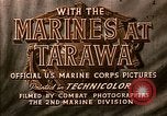 Image of US 2nd Marine Division on troop transports Tarawa Gilbert Islands, 1943, second 7 stock footage video 65675069058