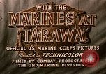 Image of US 2nd Marine Division on troop transports Tarawa Gilbert Islands, 1943, second 10 stock footage video 65675069058