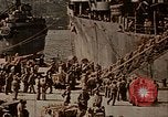 Image of US 2nd Marine Division on troop transports Tarawa Gilbert Islands, 1943, second 29 stock footage video 65675069058