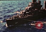 Image of US 2nd Marine Division on troop transports Tarawa Gilbert Islands, 1943, second 55 stock footage video 65675069058