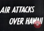 Image of Japanese attack on Pearl Harbor Hawaii USA, 1941, second 5 stock footage video 65675069066