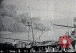 Image of Pearl Harbor ships during Japanese attack Pearl Harbor Hawaii USA, 1941, second 1 stock footage video 65675069068