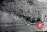 Image of Pearl Harbor ships during Japanese attack Pearl Harbor Hawaii USA, 1941, second 6 stock footage video 65675069068