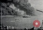 Image of Pearl Harbor ships during Japanese attack Pearl Harbor Hawaii USA, 1941, second 9 stock footage video 65675069068