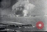 Image of Pearl Harbor ships during Japanese attack Pearl Harbor Hawaii USA, 1941, second 20 stock footage video 65675069068