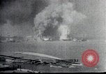 Image of Pearl Harbor ships during Japanese attack Pearl Harbor Hawaii USA, 1941, second 21 stock footage video 65675069068