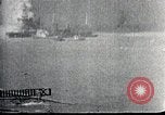 Image of Pearl Harbor ships during Japanese attack Pearl Harbor Hawaii USA, 1941, second 25 stock footage video 65675069068