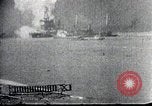 Image of Pearl Harbor ships during Japanese attack Pearl Harbor Hawaii USA, 1941, second 28 stock footage video 65675069068
