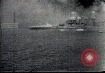 Image of Pearl Harbor ships during Japanese attack Pearl Harbor Hawaii USA, 1941, second 34 stock footage video 65675069068