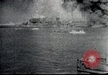 Image of Pearl Harbor ships during Japanese attack Pearl Harbor Hawaii USA, 1941, second 37 stock footage video 65675069068