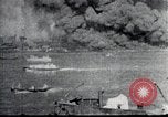 Image of Pearl Harbor ships during Japanese attack Pearl Harbor Hawaii USA, 1941, second 41 stock footage video 65675069068