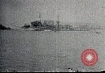 Image of USS Shaw forward magazine explosion during attack Pearl Harbor Hawaii USA, 1941, second 15 stock footage video 65675069069