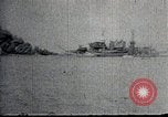 Image of USS Shaw forward magazine explosion during attack Pearl Harbor Hawaii USA, 1941, second 19 stock footage video 65675069069