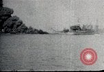 Image of USS Shaw forward magazine explosion during attack Pearl Harbor Hawaii USA, 1941, second 21 stock footage video 65675069069