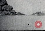 Image of USS Shaw forward magazine explosion during attack Pearl Harbor Hawaii USA, 1941, second 23 stock footage video 65675069069