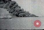 Image of USS Shaw forward magazine explosion during attack Pearl Harbor Hawaii USA, 1941, second 27 stock footage video 65675069069