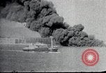 Image of USS Shaw forward magazine explosion during attack Pearl Harbor Hawaii USA, 1941, second 29 stock footage video 65675069069