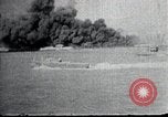 Image of USS Shaw forward magazine explosion during attack Pearl Harbor Hawaii USA, 1941, second 31 stock footage video 65675069069