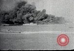 Image of USS Shaw forward magazine explosion during attack Pearl Harbor Hawaii USA, 1941, second 33 stock footage video 65675069069