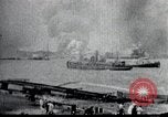 Image of USS Shaw forward magazine explosion during attack Pearl Harbor Hawaii USA, 1941, second 41 stock footage video 65675069069