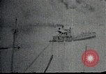 Image of USS Shaw forward magazine explosion during attack Pearl Harbor Hawaii USA, 1941, second 60 stock footage video 65675069069