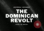 Image révolte dominicaine République dominicaine, 1965, de la seconde 3 séquences d'archives historiques vidéo 65675069089