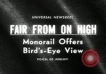 Image des vues aériennes de la foire des mondes New York United States USA, 1965, de la seconde 3 séquences d'archives historiques vidéo 65675069090