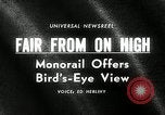 Image des vues aériennes de la foire des mondes New York United States USA, 1965, de la seconde 5 séquences d'archives historiques vidéo 65675069090