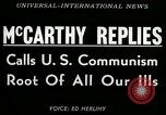 Immagine di Joseph Raymond McCarthy risponde a Truman New York United States USA, 1953, secondo 3 filmato di repertorio 65675069094