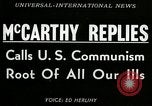 Immagine di Joseph Raymond McCarthy risponde a Truman New York United States USA, 1953, secondo 4 filmato di repertorio 65675069094