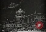Immagine di Dawn colpisce la cupola del Campidoglio Washington DC USA, 1936, secondo 30 filmato di repertorio 65675069103
