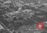 Image of aerial views from airship of Arlington Cemetery and downtown Washington DC USA, 1936, second 15 stock footage video 65675069107