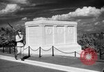 Image of aerial views from airship of Arlington Cemetery and downtown Washington DC USA, 1936, second 53 stock footage video 65675069107