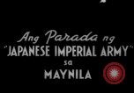 Standbild Allgemeine Homma Masaharu Bewertungen Japanische Truppen Manila Philippinen, 1942, aus Sekunde 3 historischem Filmmaterial Videoclip 65675069128