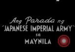 Standbild Allgemeine Homma Masaharu Bewertungen Japanische Truppen Manila Philippinen, 1942, aus Sekunde 4 historischem Filmmaterial Videoclip 65675069128
